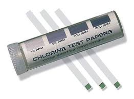 CHLORINE TEST STRIP