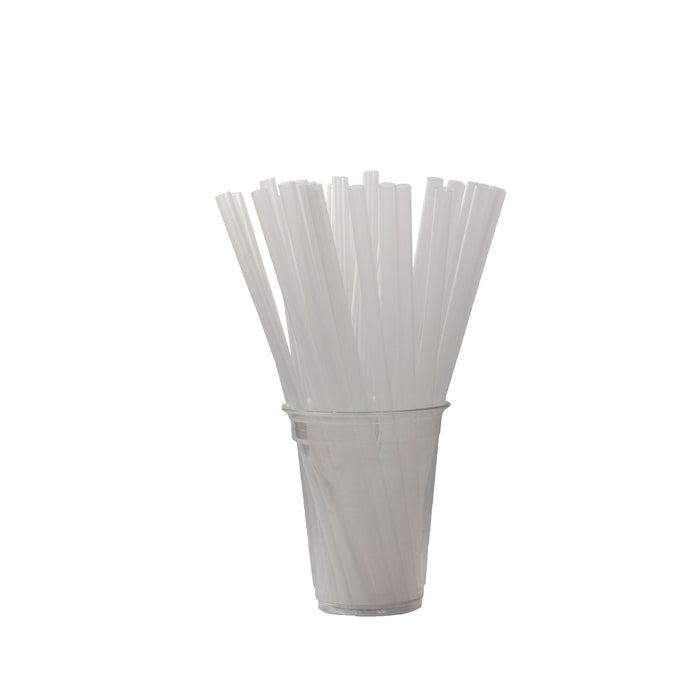 STRAWS 8MM STRAIGHT UNWRAPPED 200PCS*50PKT