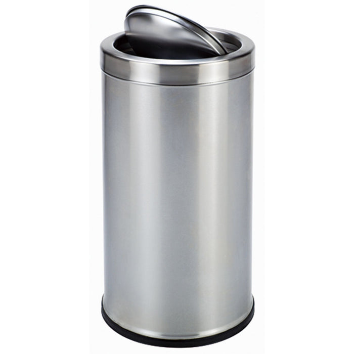 STAINLESS STEEL WASTE CONTAINER SWING TOP ADVANCED