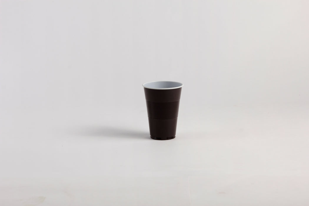 PLASTIC CUPS BROWN 170/180CC 100PCS*30PKT
