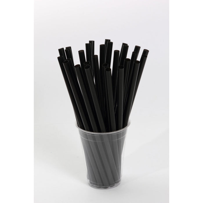 STRAWS 8MM STRAIGHT UNWRAPPED 200PCS*50PKT