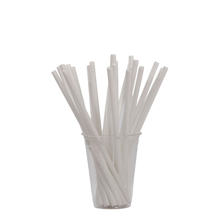 STRAWS 8MM STRAIGHT UNWRAPPED 200PCS*50PKT