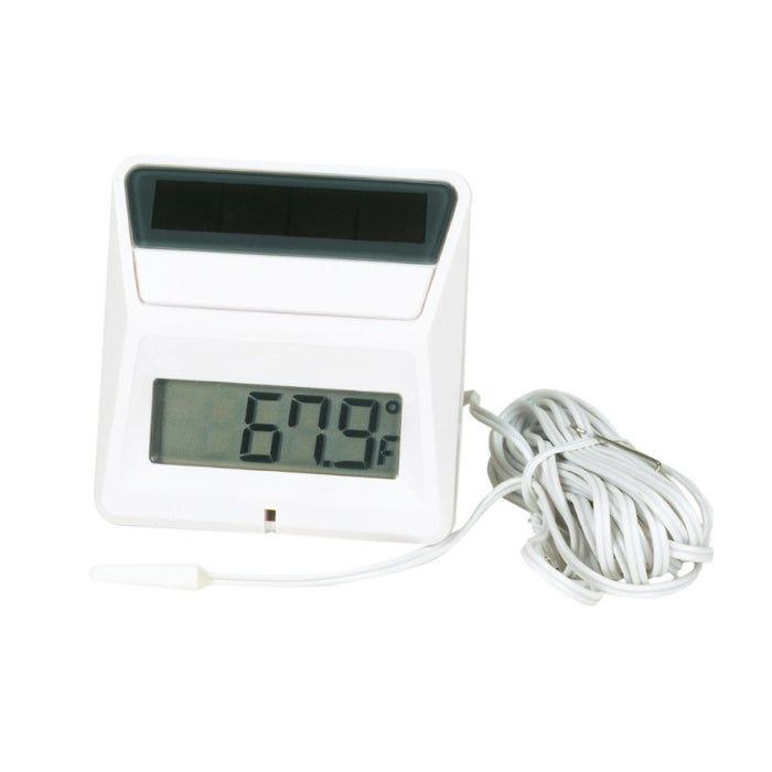 Panel Thermometer Square Solar Powered