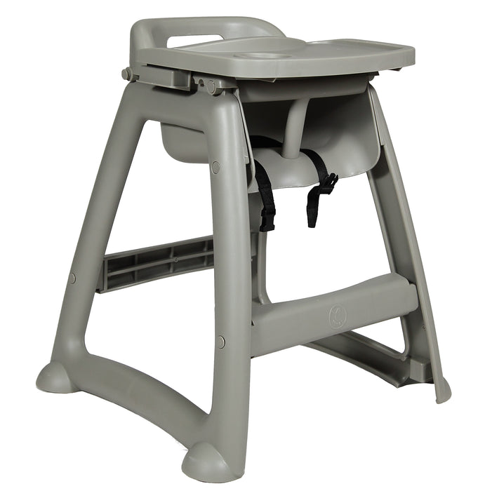 HIGH CHAIR FOR BABY WITH TABLE GREY CLASSIC