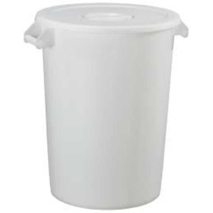 WASTE CONTAINER PLASTIC WITH LID ROUND 100 L CLASSIC