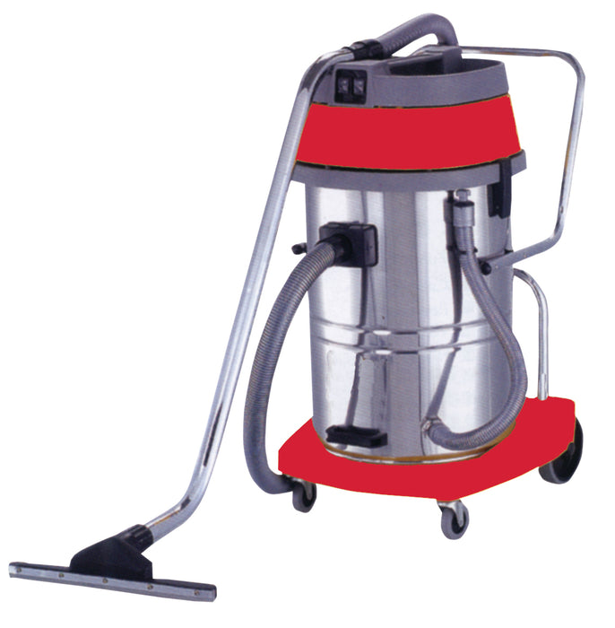 STAINLESS STEEL VACUUM CLEANER WET & DRY 60L